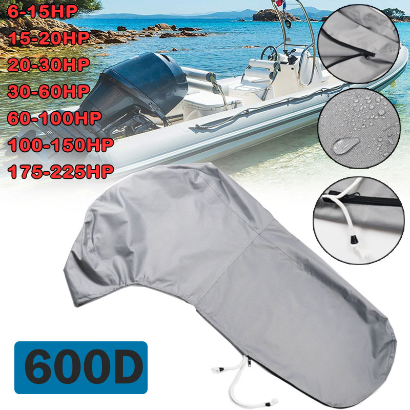 Outboard Motor Cover Waterproof - Heavy Duty Outboard Motor Cover, Waterproof