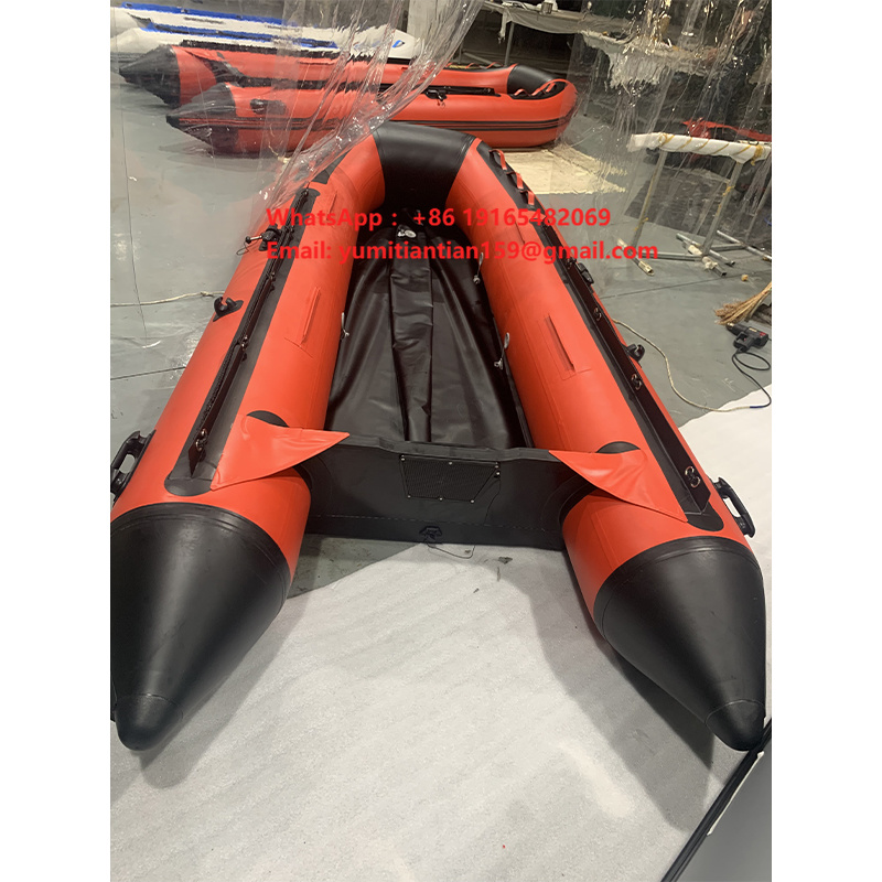 Inflatable Boat 3.3M Pvc - Aluminum PVC 3.3m Rigid Inflatable Fishing