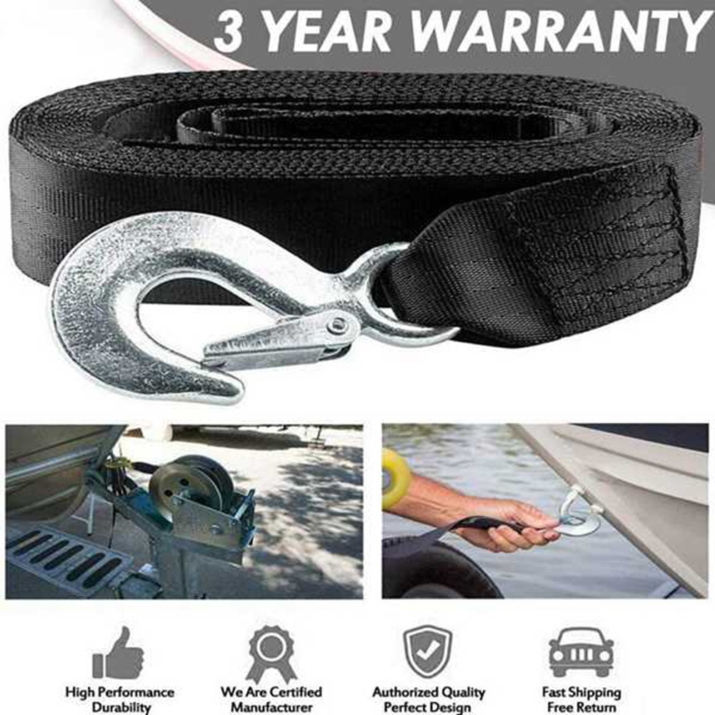 Boat Trailer Winch Strap - Classy-Boat Winch Strap With Hook And