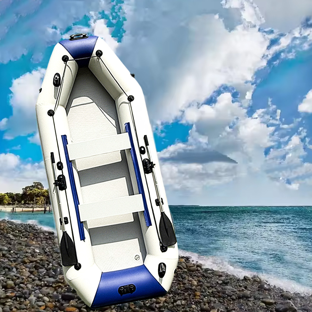 Inflatable Boat 3.3M Pvc - Inflatable PVC Boat Rowing Kayak, 3.3m,
