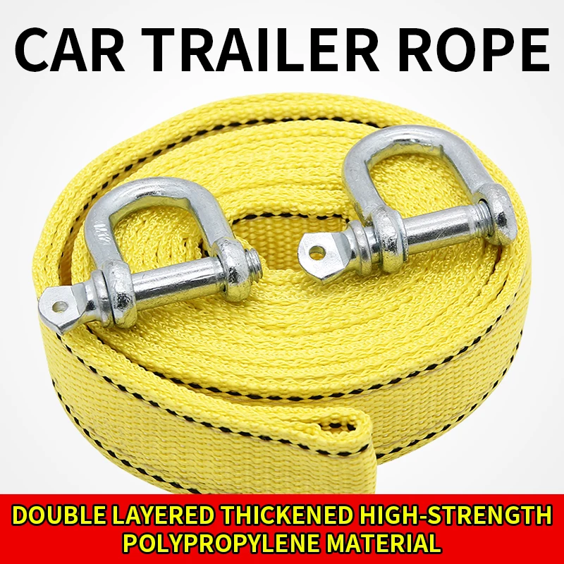 Boat Trailer Winch Strap - Car Trailer Rope Off Road Pulling