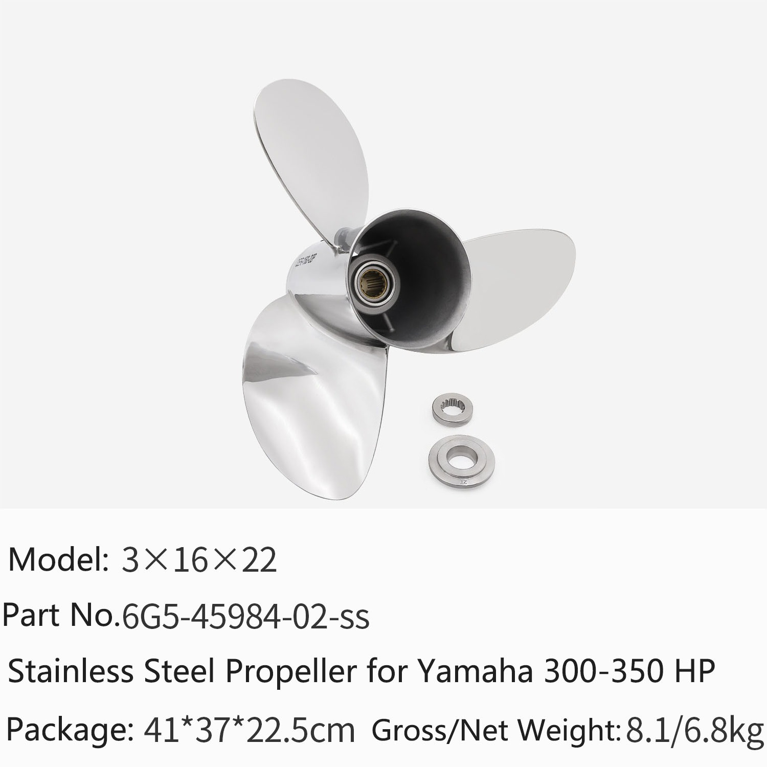 Outboard Motor Propeller Stainless - Outboard Motor Stainless Steel Propeller for