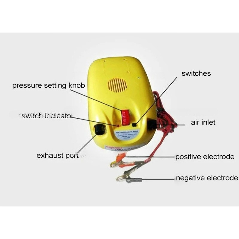 Electrical High Pressure DC12V - Inflatable Boat Electric Pump recension och pris