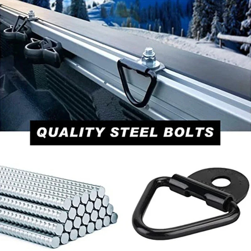 10-60PCS D Shape Tie Down Anch - Boat Trailer Winch Strap recension och pris