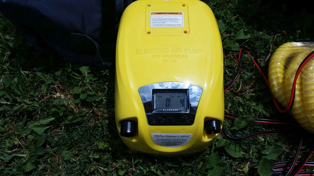 Digital High-Pressure Electric - Inflatable Boat Electric Pump recension och pris