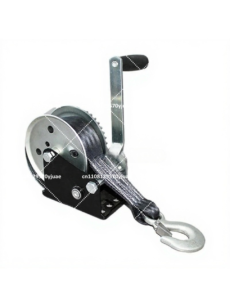 2 Speed Manual Hand Crank Boat - Boat Trailer Winch Strap recension och pris