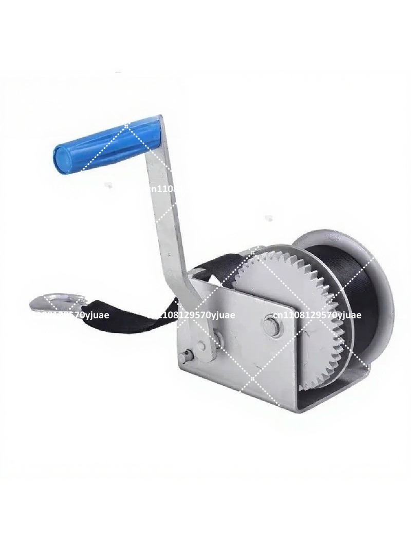 2 Speed Manual Hand Crank Boat - Boat Trailer Winch Strap recension och pris