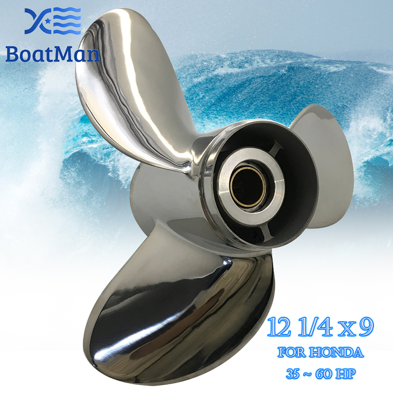 BoatMan® Stainless Steel Prope - Outboard Motor Propeller Stainless recension och pris