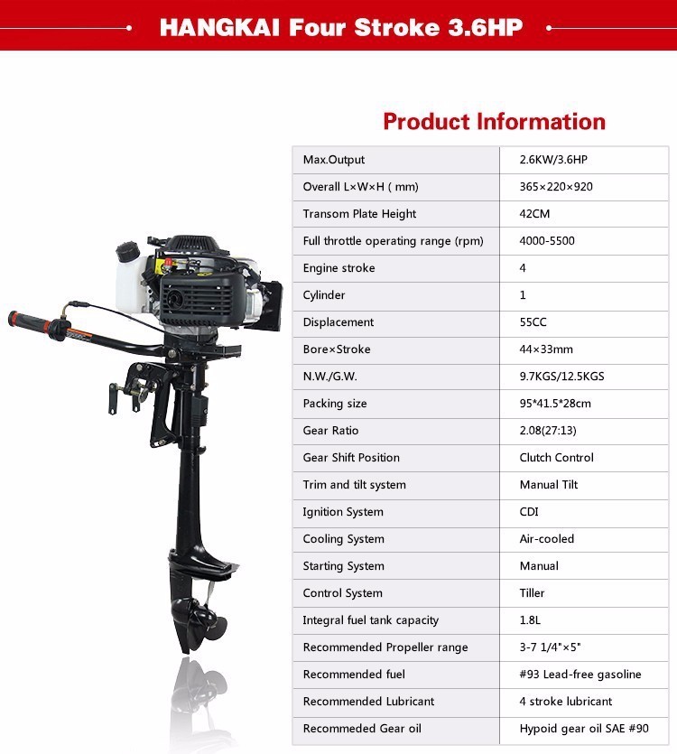 2026 New Arrive Best Quality 3 - Electric Outboard Motor 3Hp recension och pris