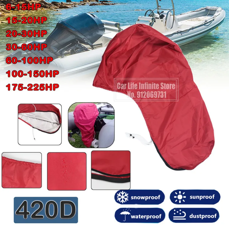 420D 6-225HP Boat Outboard Ful - Outboard Motor Cover Waterproof recension och pris