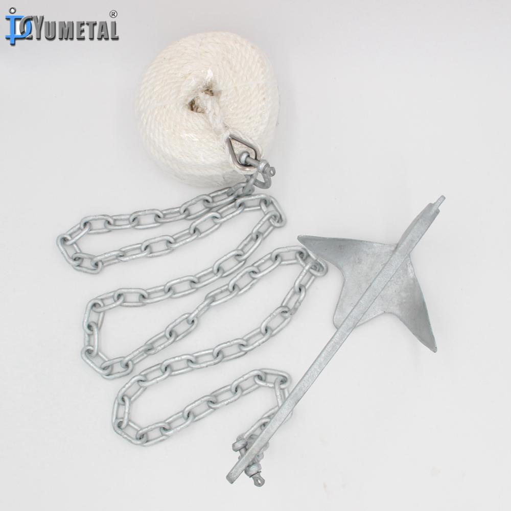Bruce Anchor Kit with Rope and - Boat Anchor Kit Galvanized recension och pris