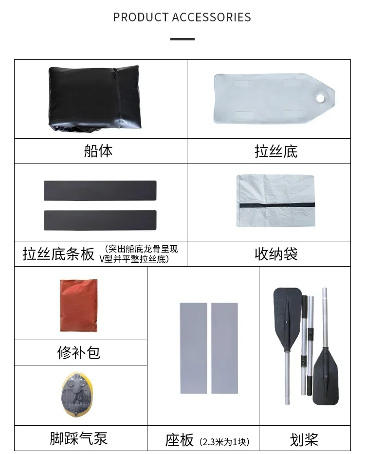 2.3~3.3m Inflatable Fishing Bo - Inflatable Boat 3.3M Pvc recension och pris