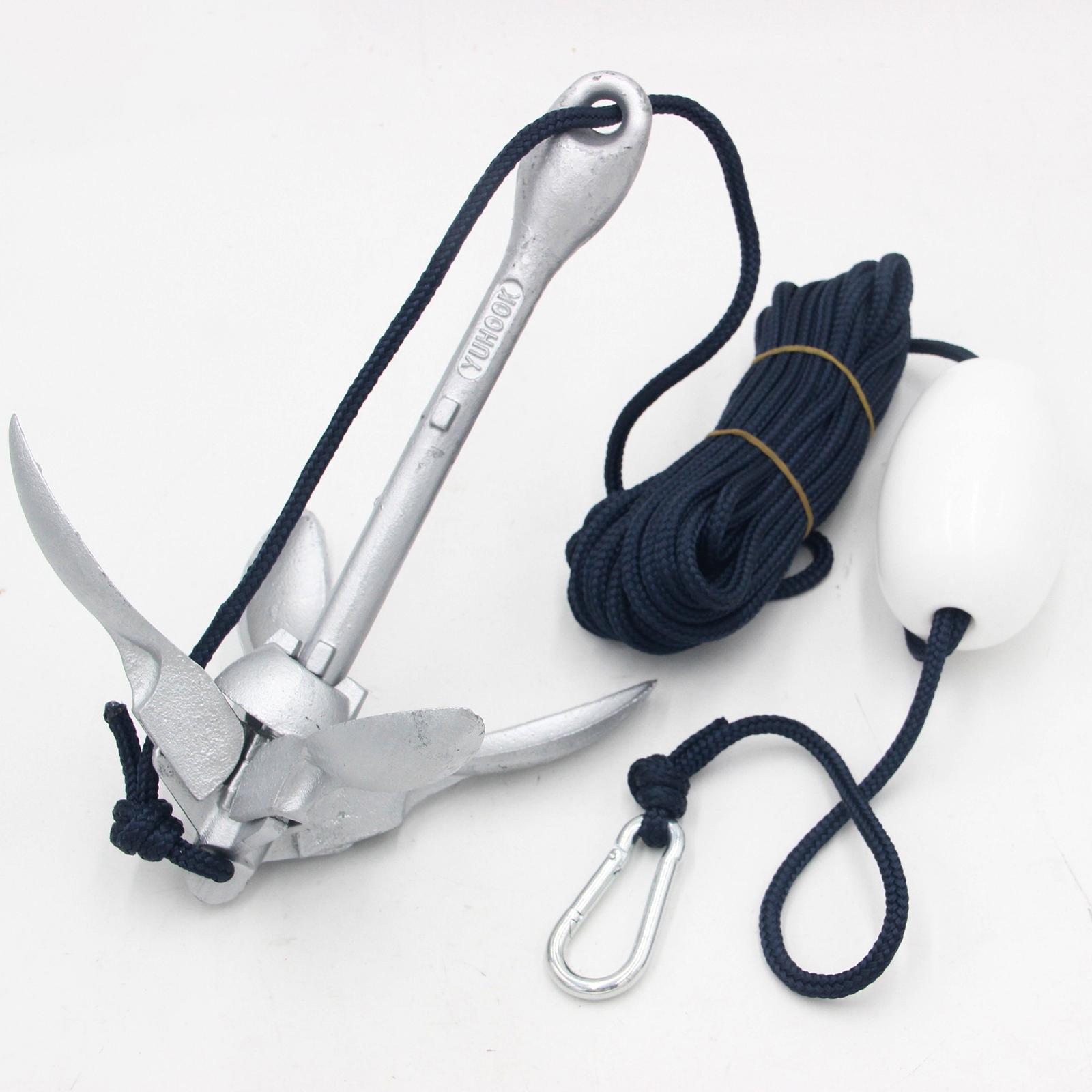 3.5lb Boat Anchor Folding Grap - Boat Anchor Kit Galvanized recension och pris