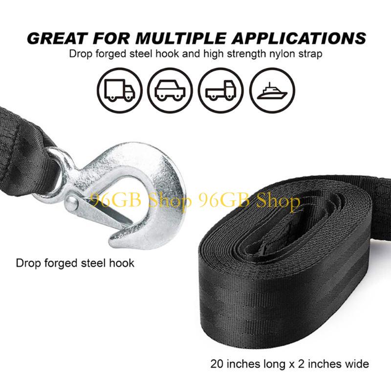 96GB Wearproof Trailer Boat Wi - Boat Trailer Winch Strap recension och pris