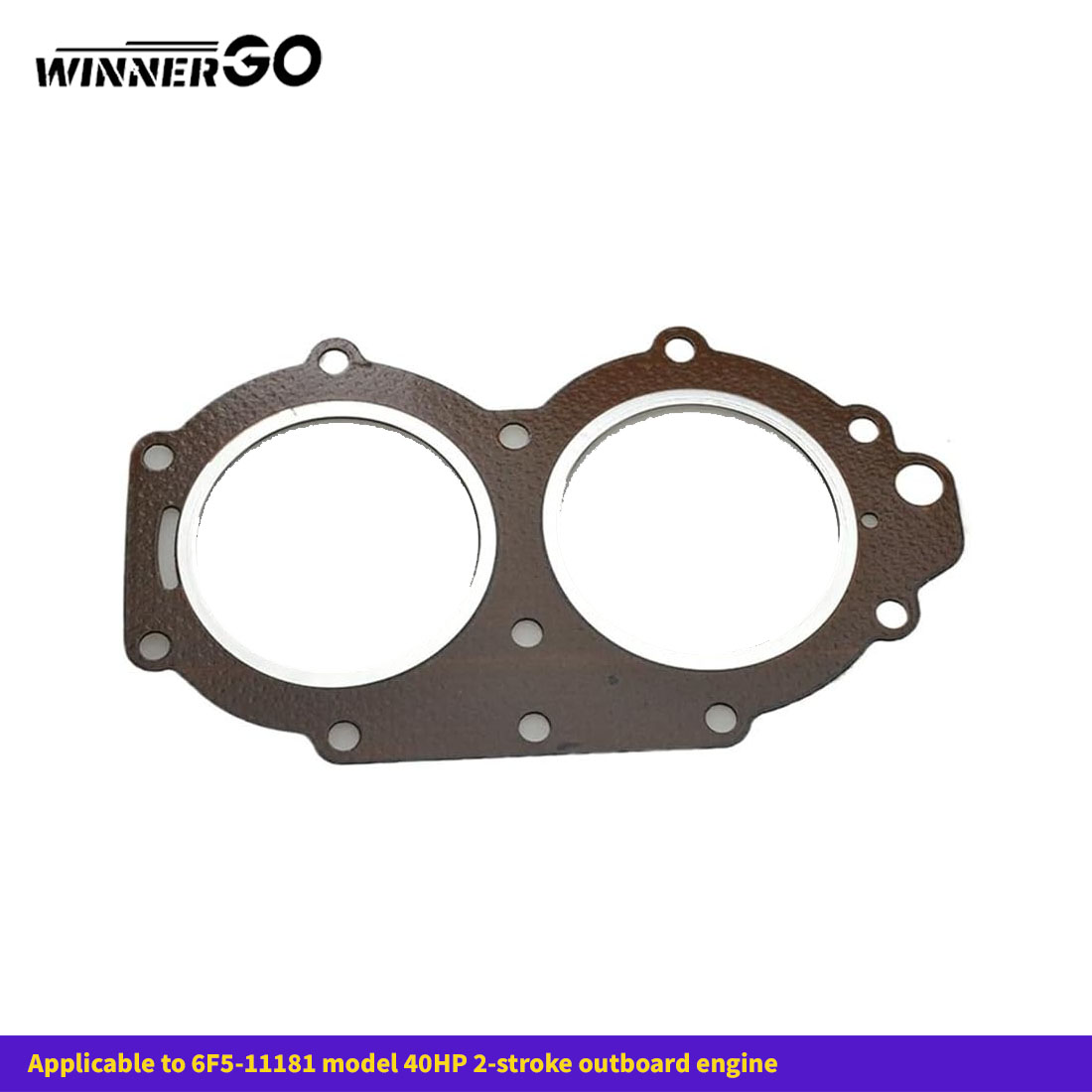6F5-11181-A2 Cylinder Head Gas - Outboard Motor 40Hp 2 Stroke recension och pris