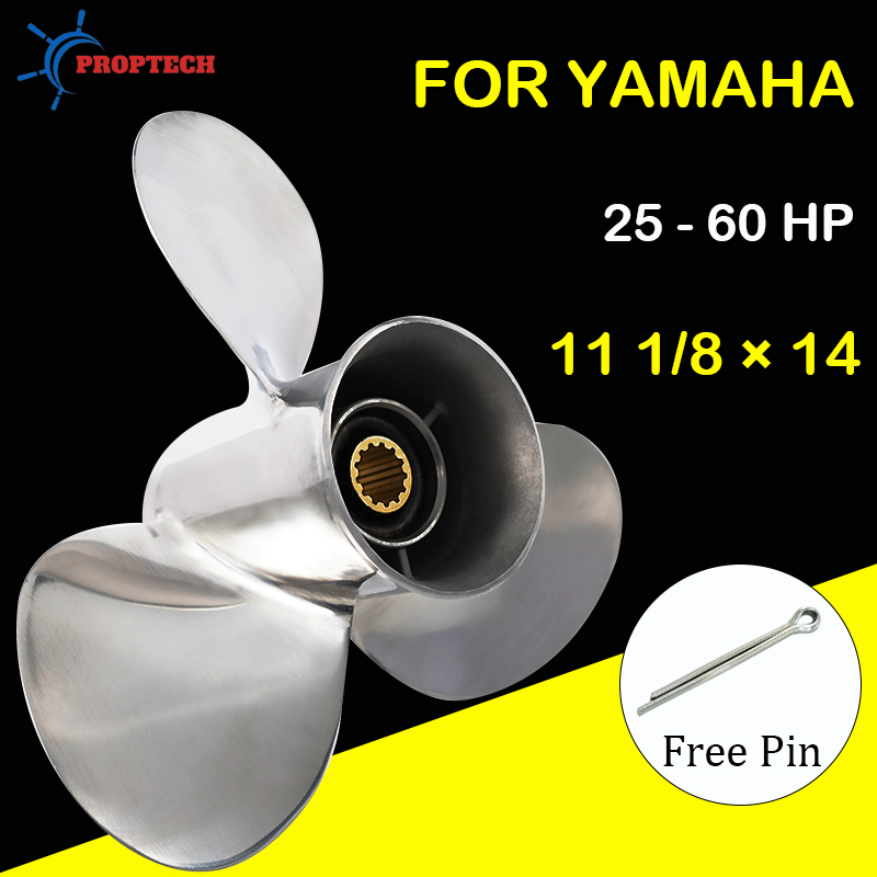 Boat Propeller 11 1/8x14 For Y - Outboard Motor Propeller Stainless recension och pris