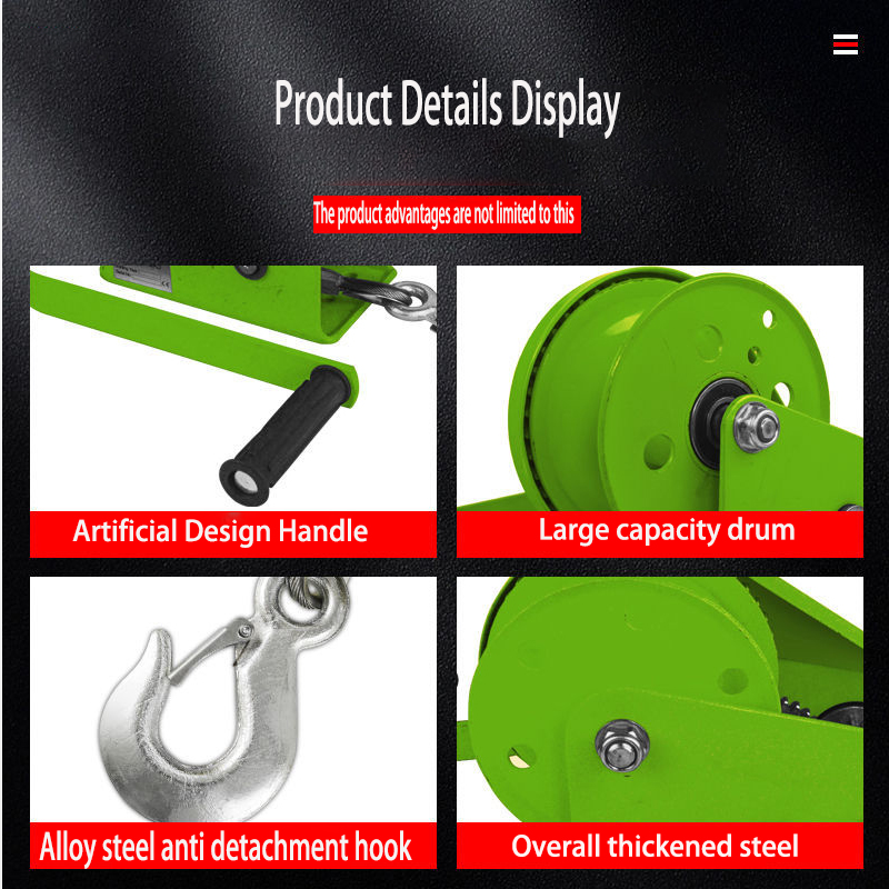 Manual Winch Bidirectional Sel - Boat Trailer Winch Strap recension och pris