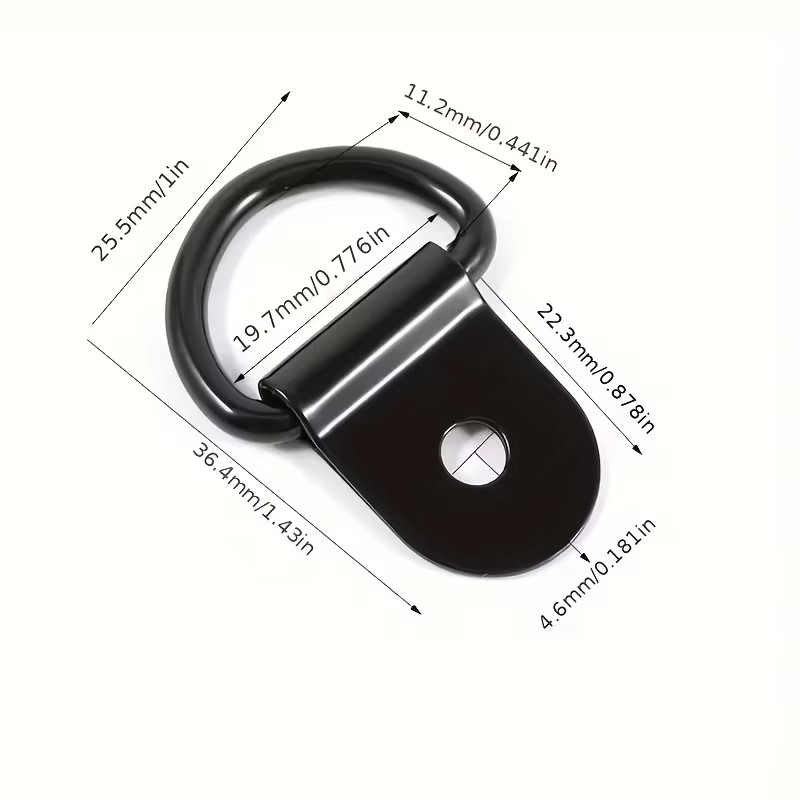 10Pcs D Rings Tie Down Anchors - Boat Trailer Winch Strap recension och pris