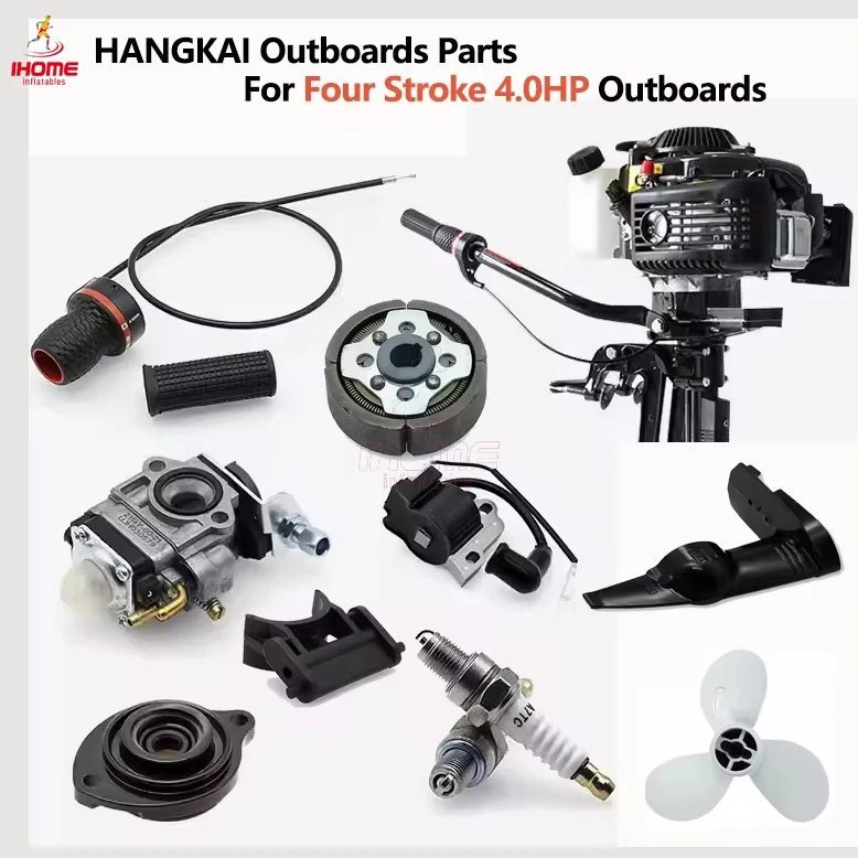 HANGKAI Four Stroke 4HP Parts  - Electric Outboard Motor 3Hp recension och pris