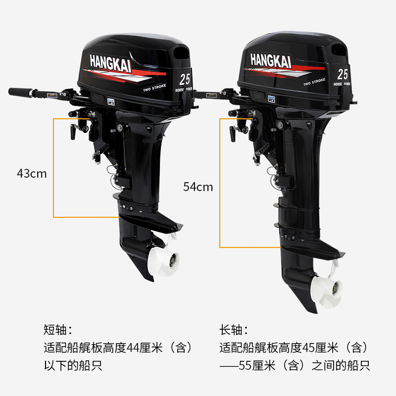 Hangkai 25HP 2 Stroke Outboard - Outboard Motor 4 Stroke 15Hp recension och pris