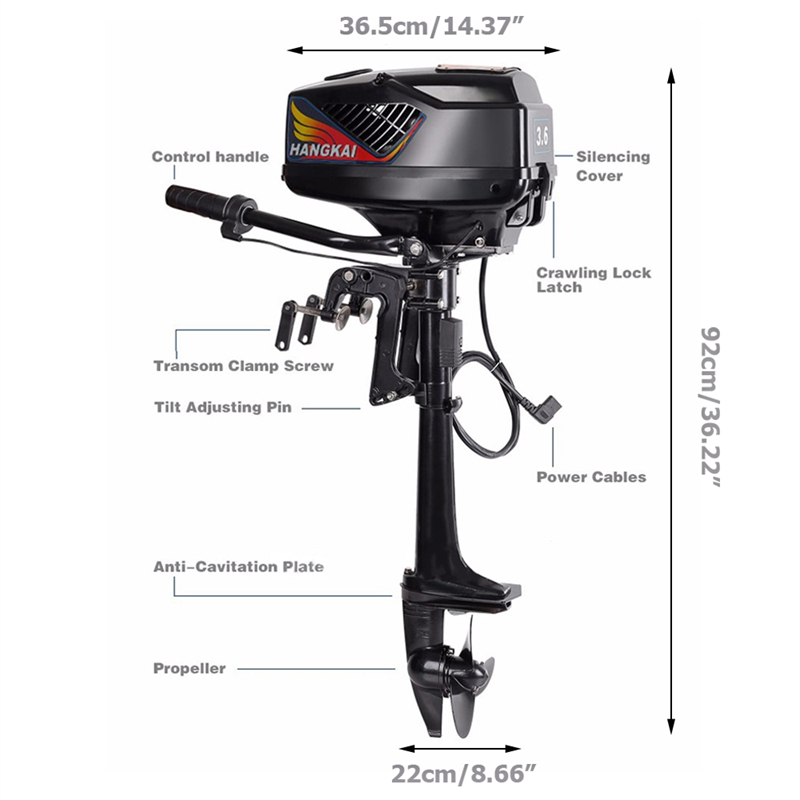 Outboard Electric Engine 48V 4 - Electric Outboard Motor 3Hp recension och pris