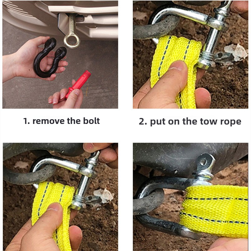 Car Trailer Rope Off Road Pull - Boat Trailer Winch Strap recension och pris