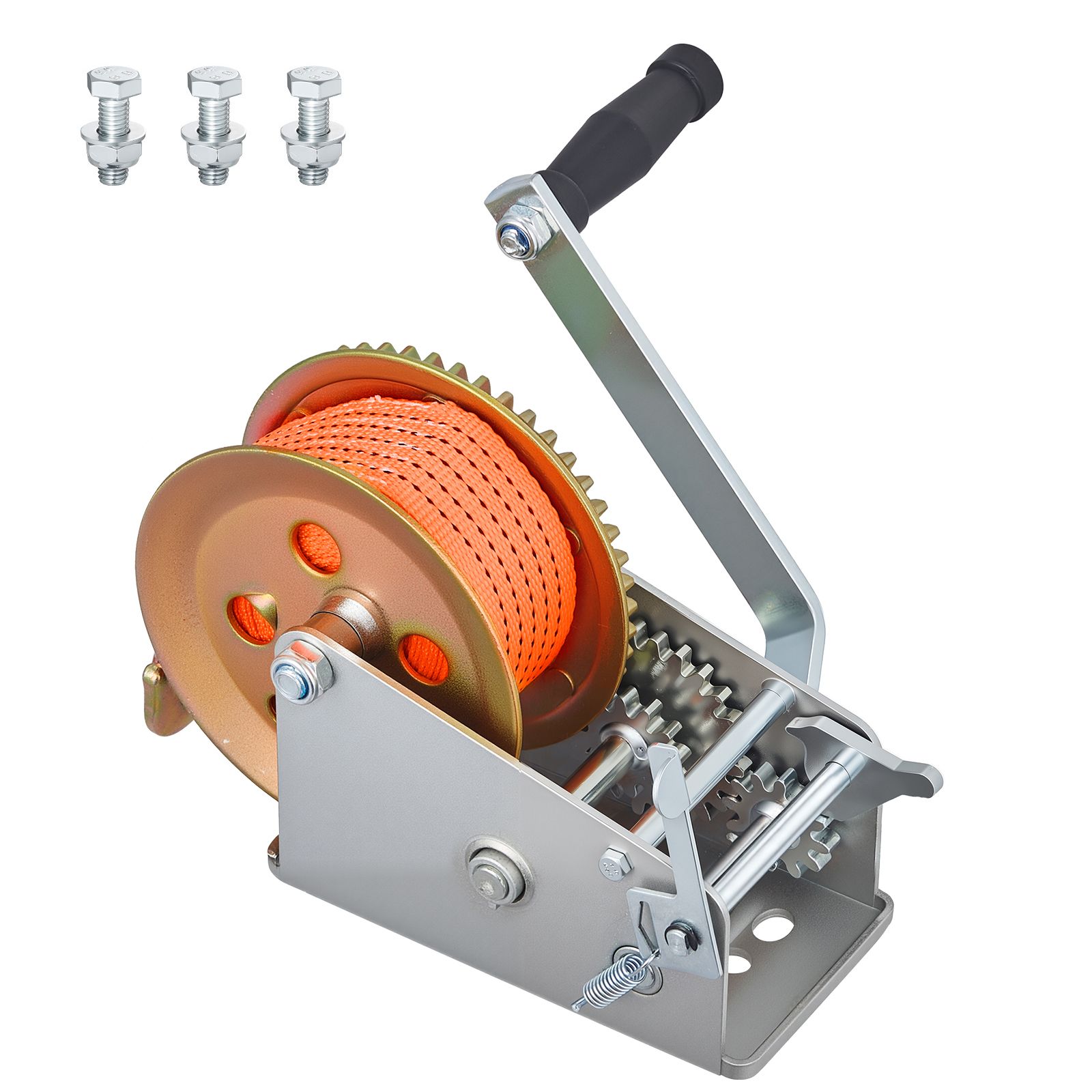 Boat Winch, 3500 lbs Hand Winc - Boat Trailer Winch Strap recension och pris